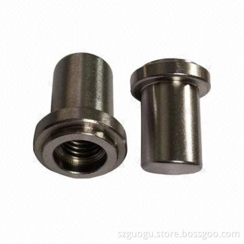 Connecting nuts, made of stainless steel